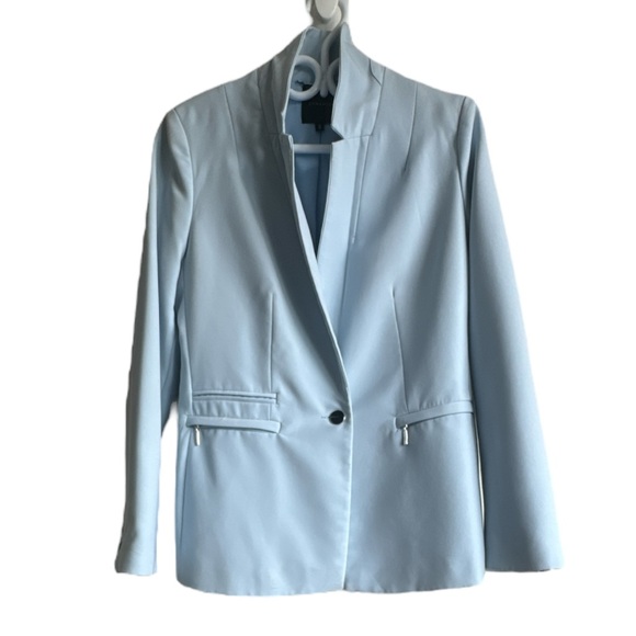 Dynamite Jackets & Blazers - DYNAMITE Powder Blue Lined Fitted Suit Jacket Sz M